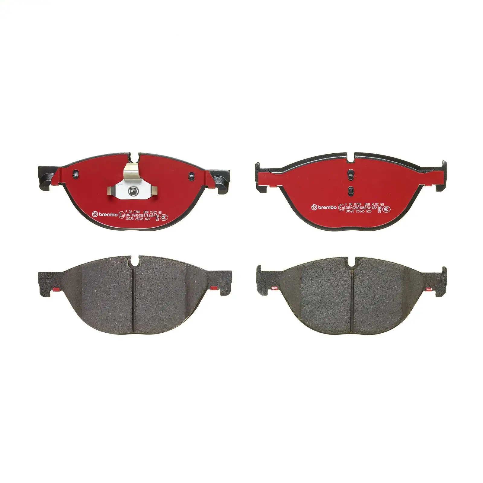 BREMBO Bremsbelagsatz, Scheibenbremse 8020584134580