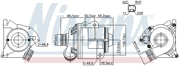 NISSENS Wasserpumpe INIS831075