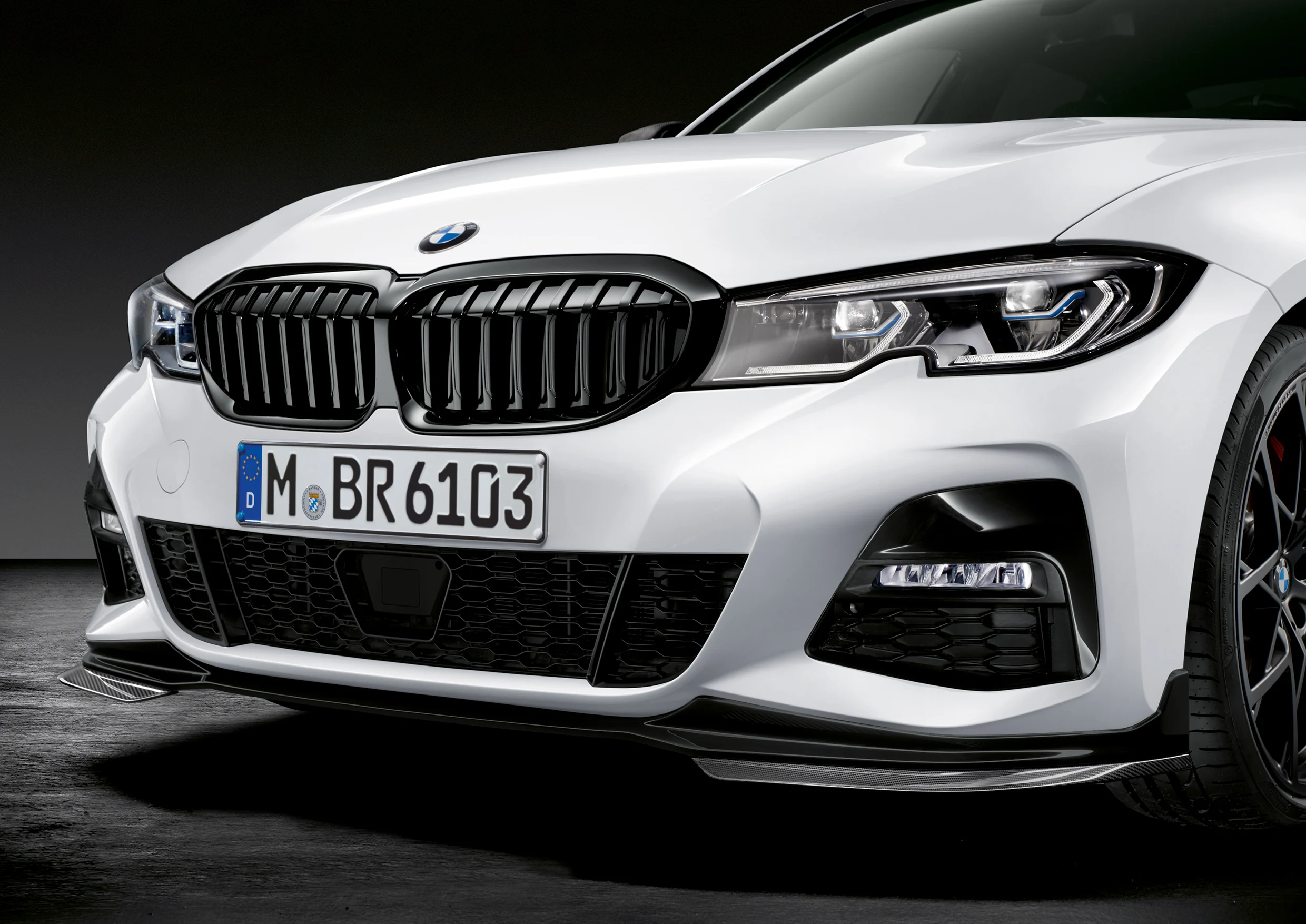 BMW M Performance Frontsplitter schwarz hochglänzend 3er G20