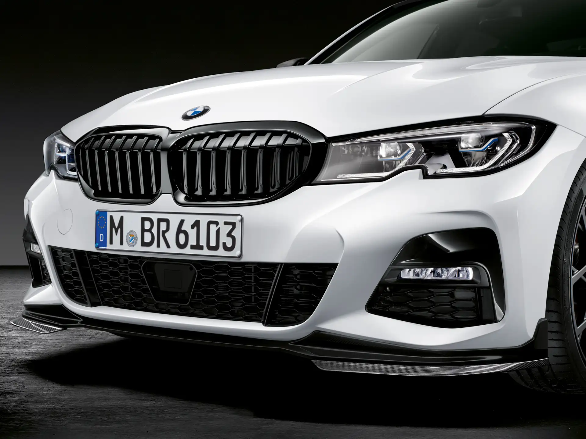 BMW M Performance Frontsplitter schwarz hochglänzend 3er G20