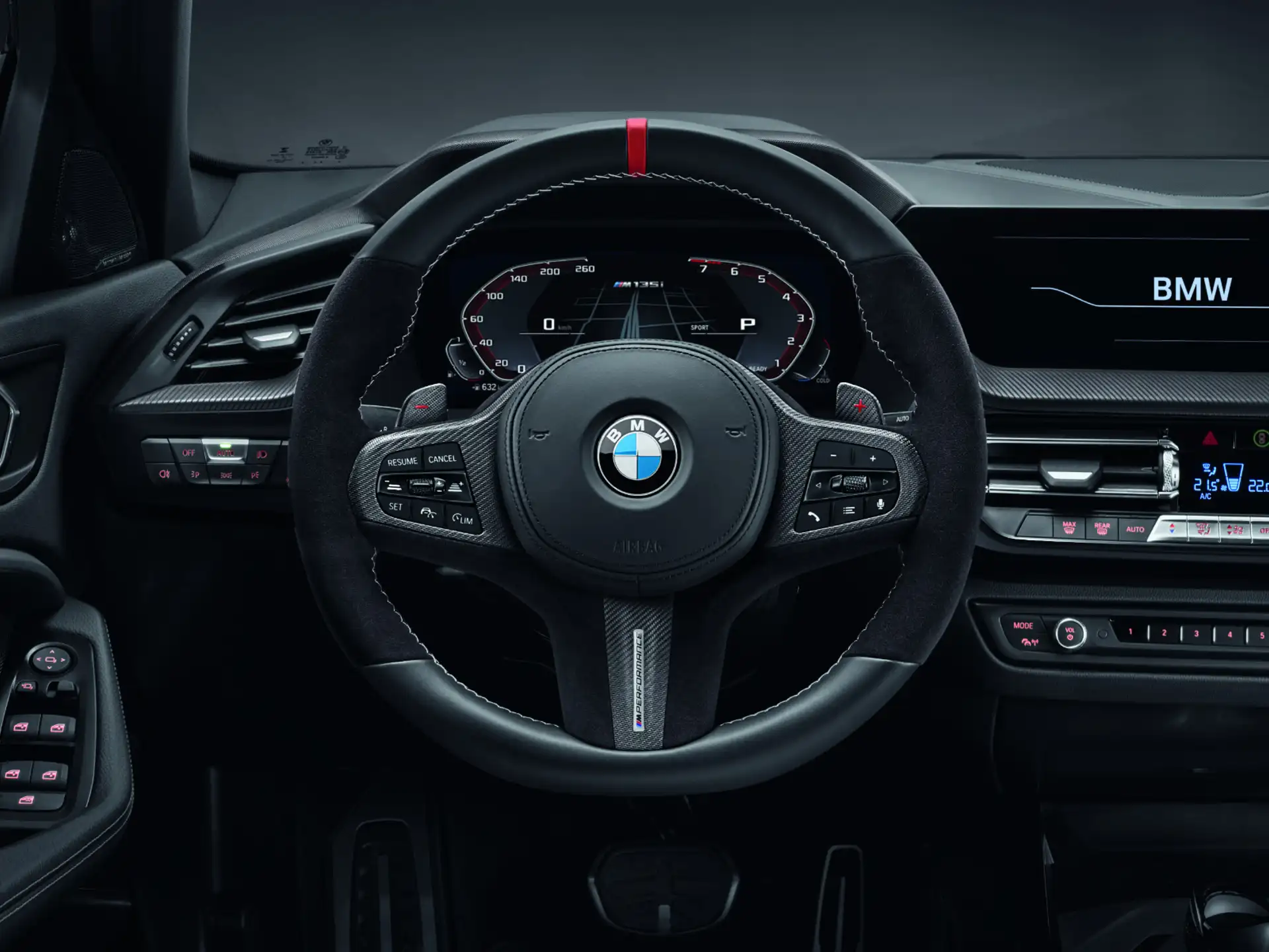 BMW M Performance Abdeckung Lenkrad Leder/Carbon 5er G30 G31 G38 M5 F90 6er G32 8er G14 G15 G16 M8 F91 F92 F93 X3 G01 X3M F97 X4 G02 X4M F98 X5 G05 G18 X5M F95 X6 G06 X6M F96 X7 G07