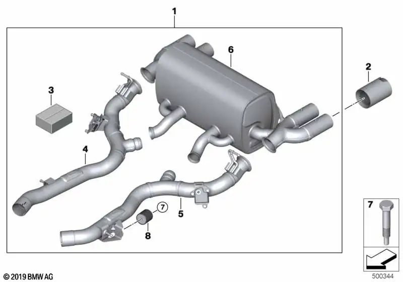 BMW M Performance Schalldämpfer M2 F87