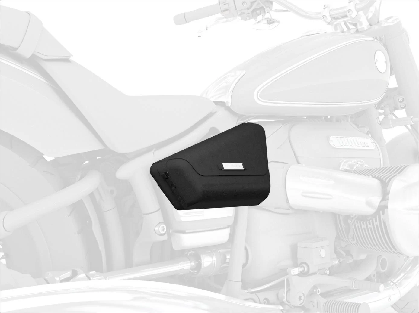 BMW Motorrad Rahmentasche rechts schwarz K34 