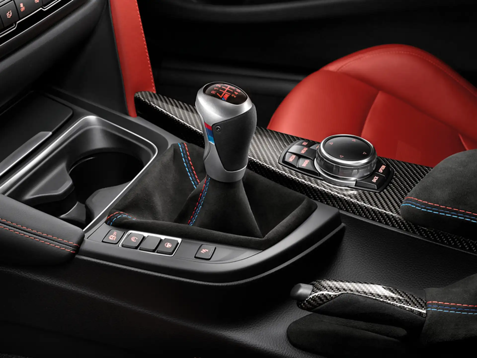 BMW Schaltknauf mit Alcantara Balg M3 F80 M4 F82 F83