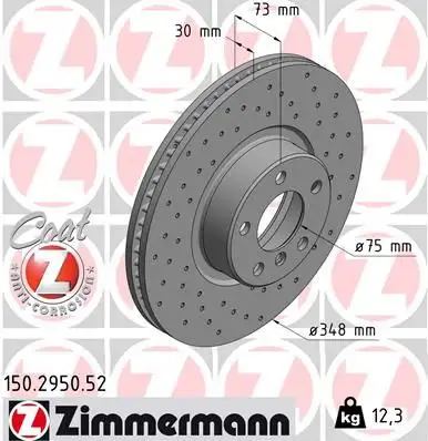 ZIMMERMANN Bremsscheibe IZIN150295052