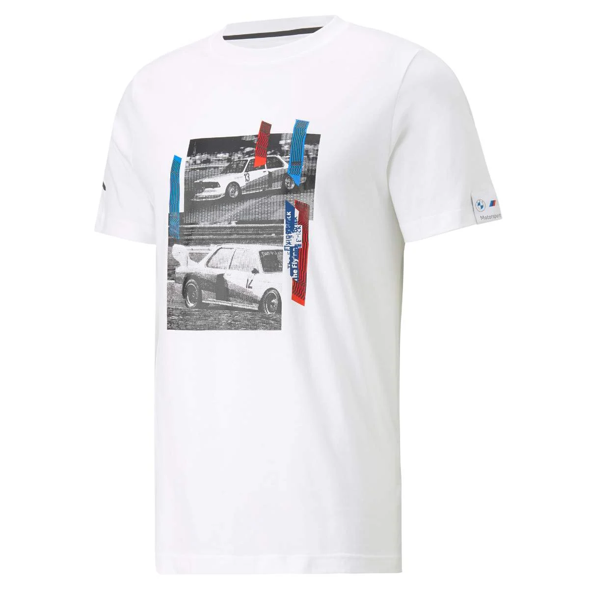 BMW M Motorsport Car Grafik T-Shirt weiß Herren