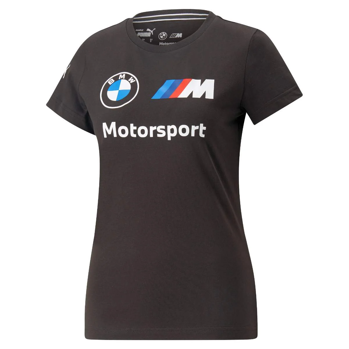 BMW M Motorsport Logo T-Shirt schwarz Damen-XL