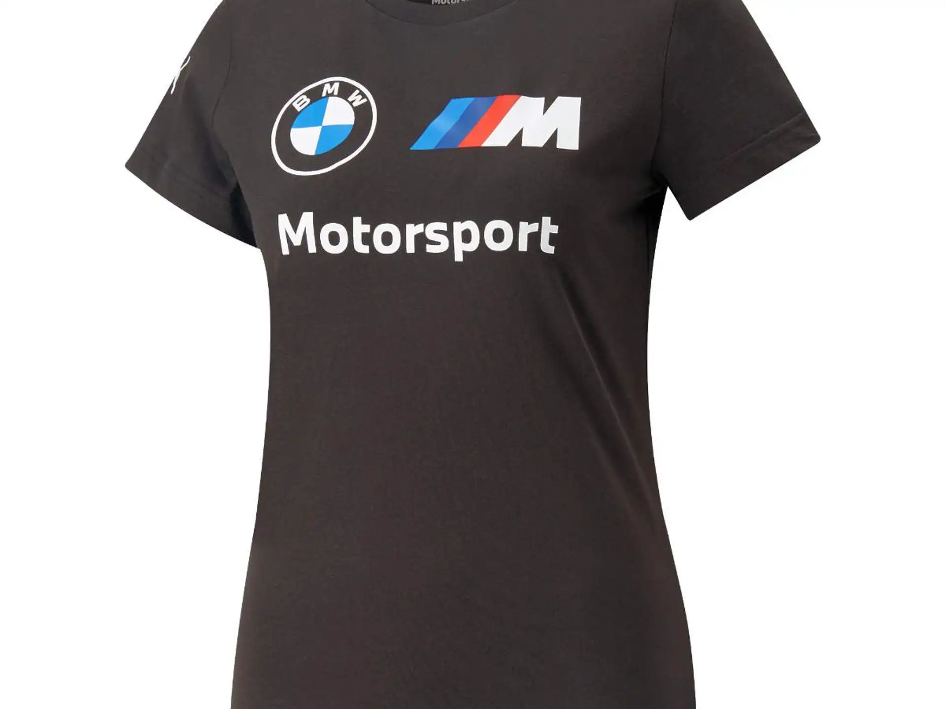 BMW M Motorsport Logo T-Shirt schwarz Damen-XL