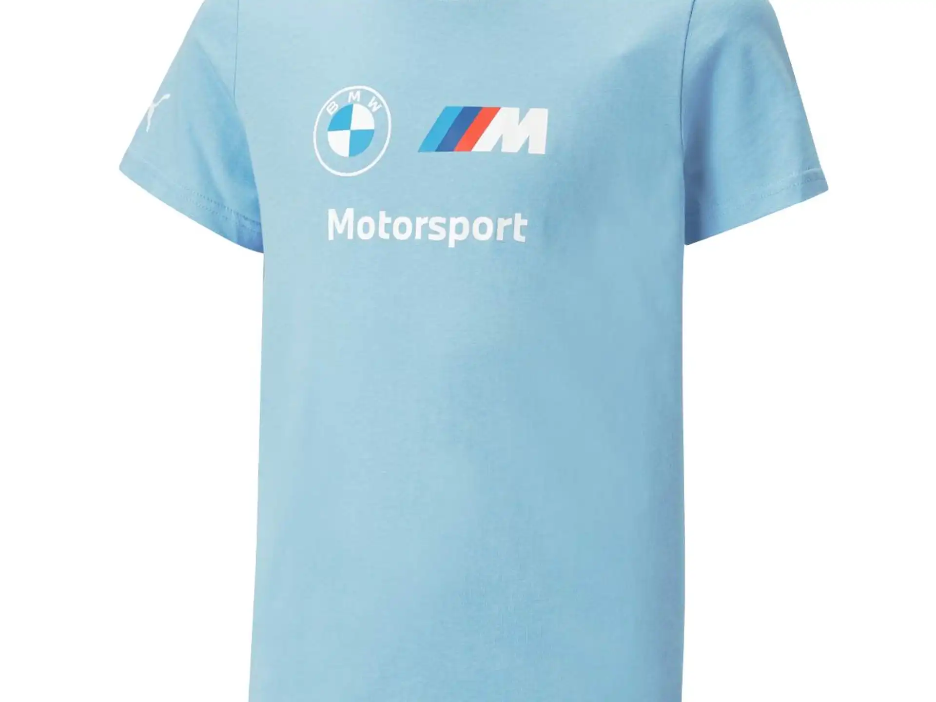 BMW M Motorsport Logo T-Shirt blau Kinder