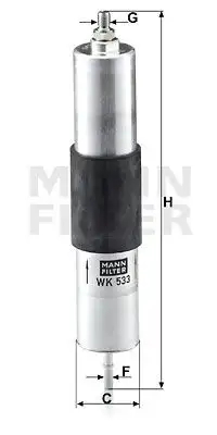 MANN-FILTER Kraftstofffilter IMARWK533