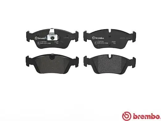 BREMBO Bremsbelagsatz, Scheibenbremse IBROP06024