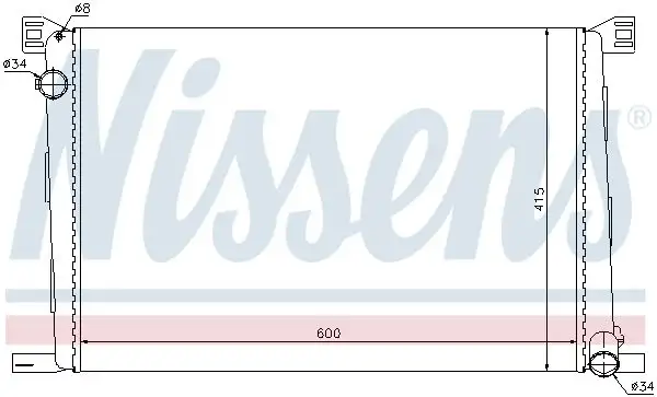 NISSENS Kühler, Motorkühlung INIS69706