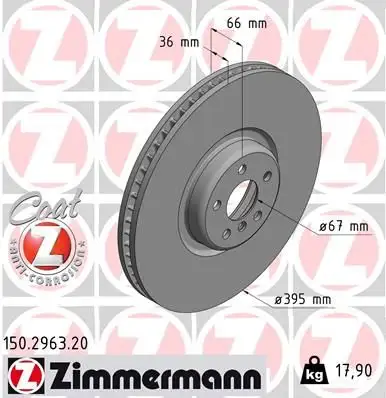 ZIMMERMANN Bremsscheibe IZIN150296320