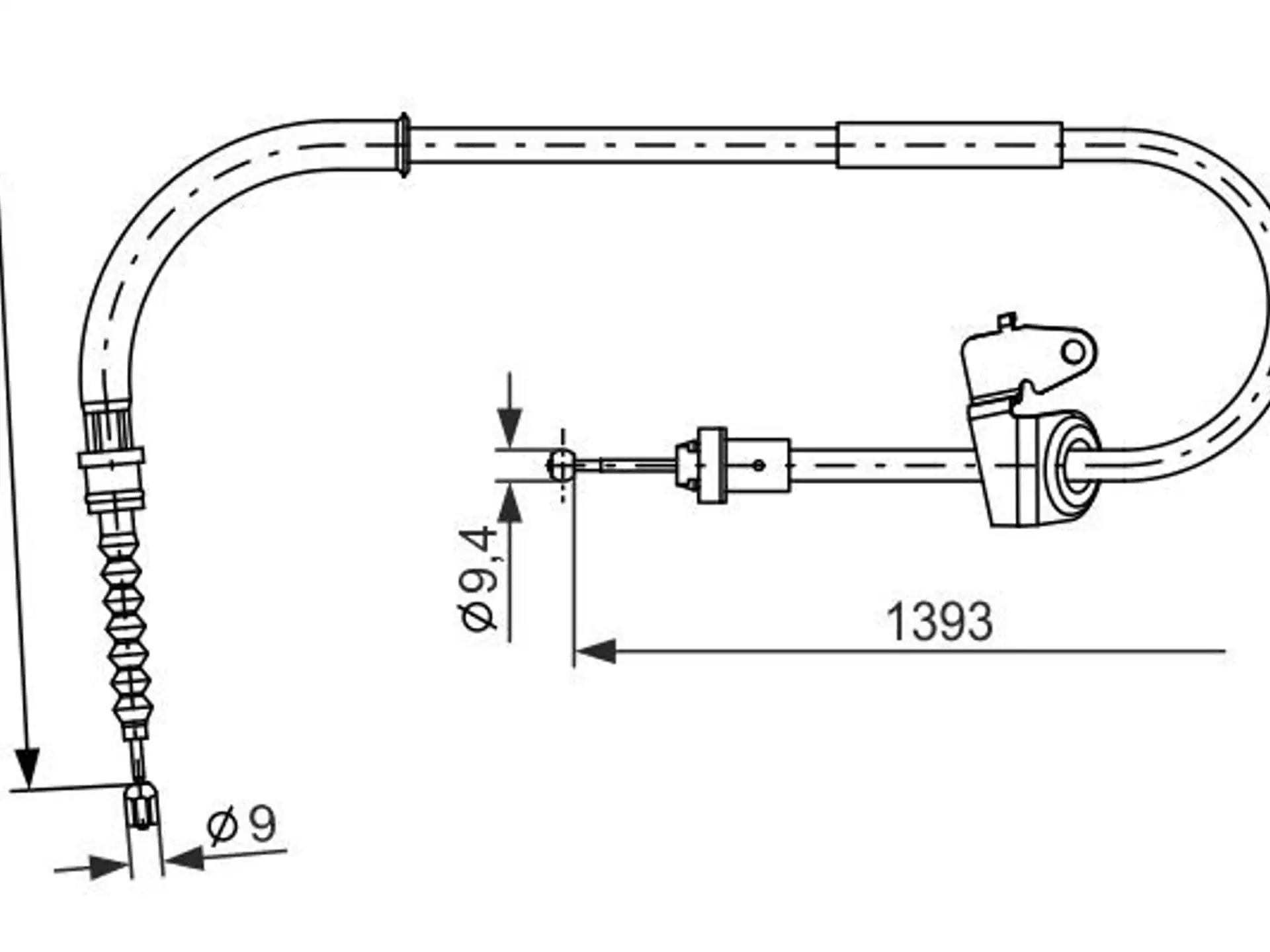 BOSCH Seilzug, Feststellbremse IBOH1987482227