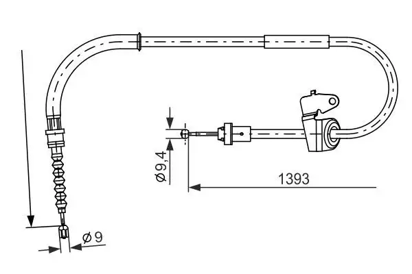 BOSCH Seilzug, Feststellbremse IBOH1987482227