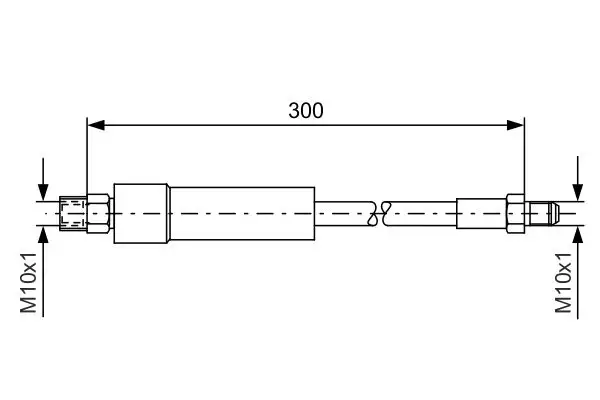 BOSCH Bremsschlauch 3165142423258