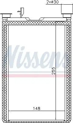 NISSENS Wärmetauscher, Innenraumheizung 5707286361737