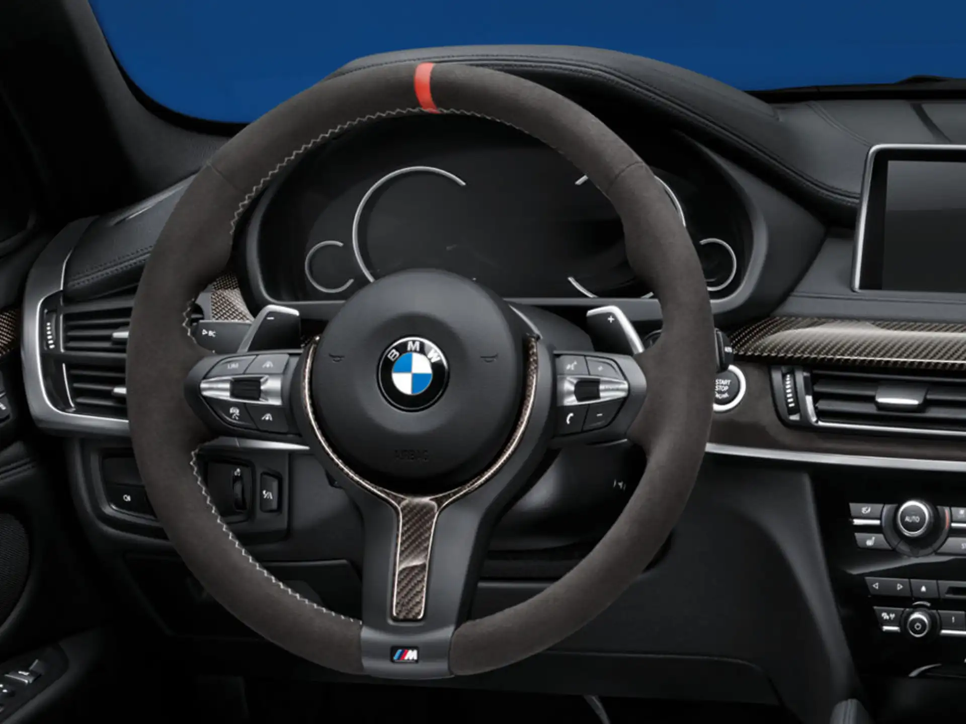 BMW M Performance Lenkradblende Carbon 2er F45 F46 5er F07 F10 F11 6er F06 F12 F13 X1 F48 X2 F39