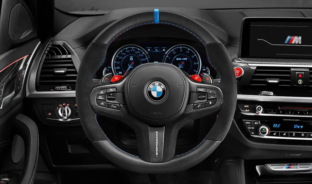 BMW M Performance Lenkradblende Carbon/Alcantara 5er G30 G31 M5 F