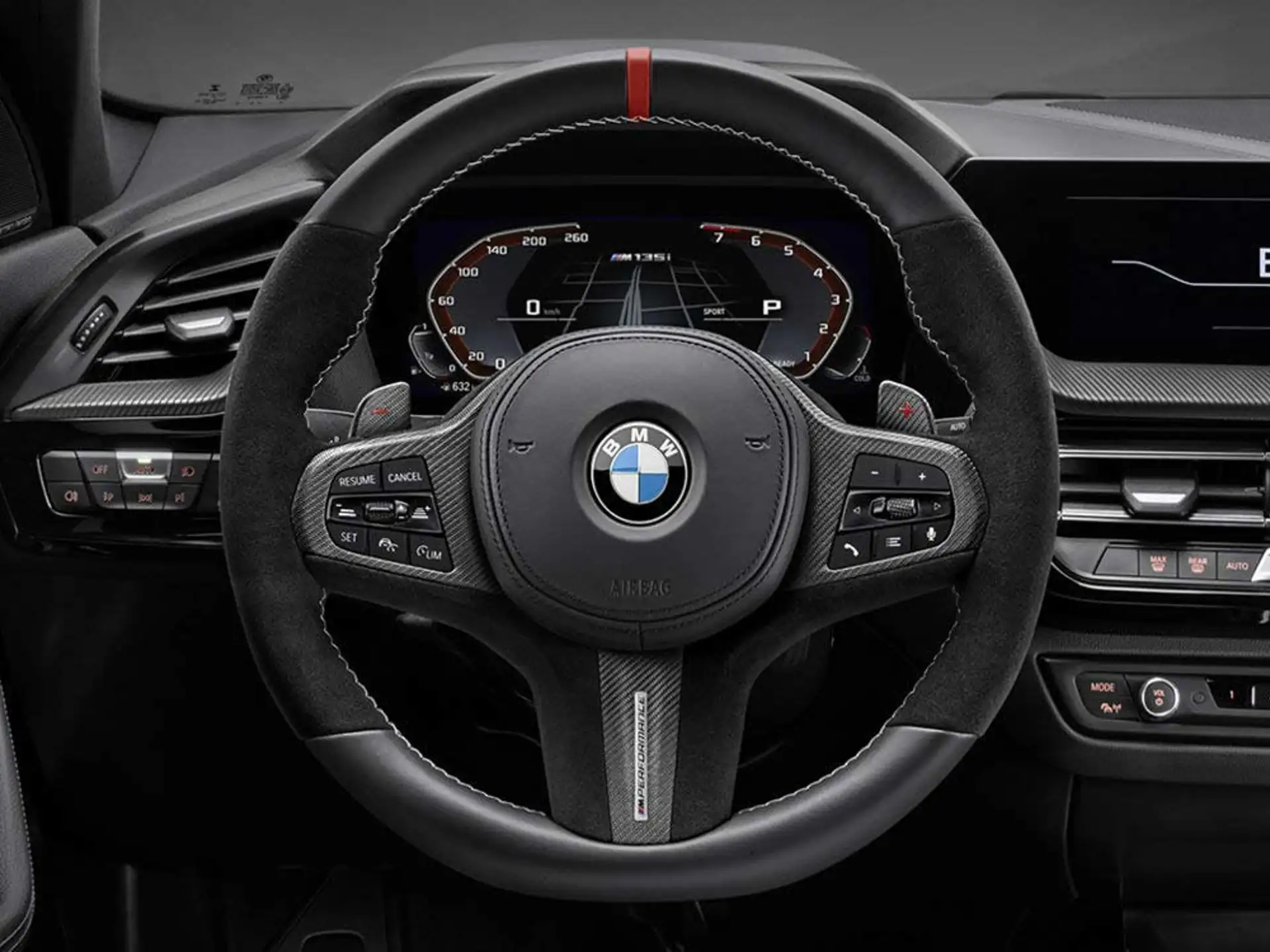 BMW M Performance Lenkrad Abdeckung Leder / Carbon 3er G20 G21 M3 G80 4er G22 G23 G26 M4 G82 G83