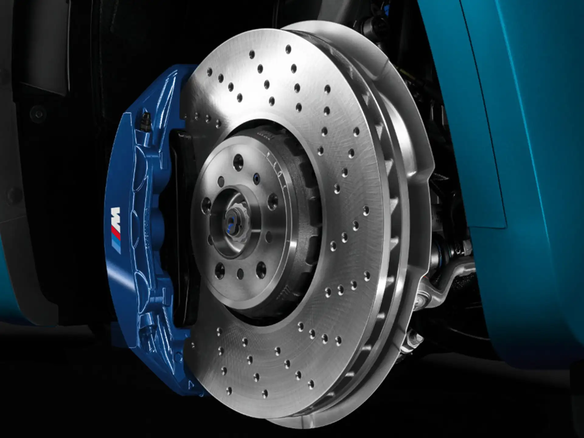 BMW M Performance Sport-Bremsscheibe belüftet angelocht vorne links 5er G30 G31 6er G32 7er G11 G12 8er G14 G15 G16 X5 G05 X6 G06