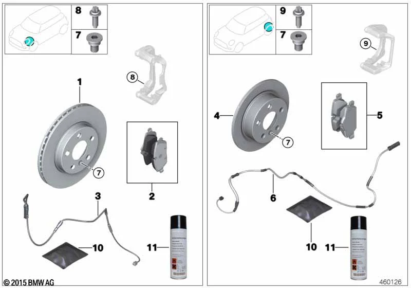 BMW Bremsscheibe 34106891080