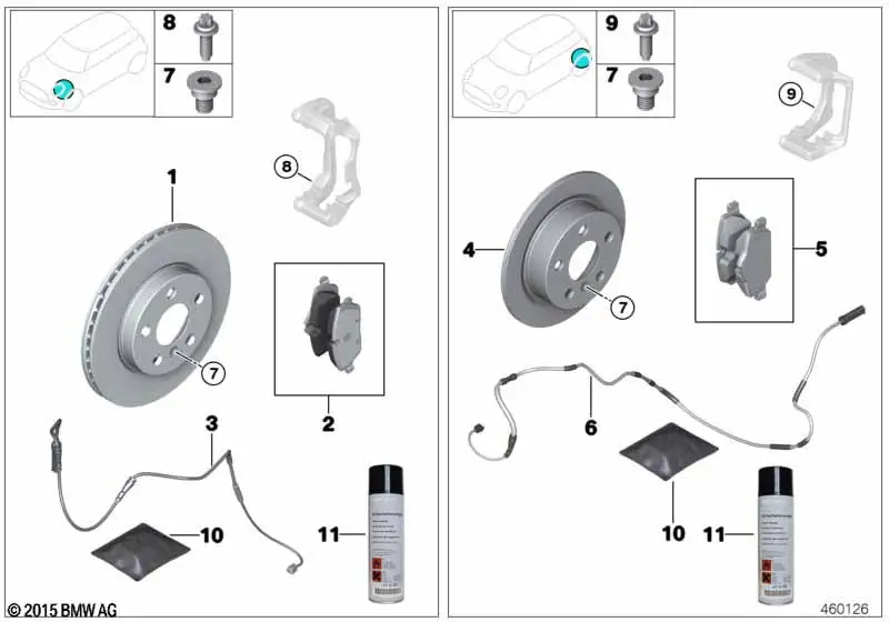 BMW Bremsscheibe 34106891081