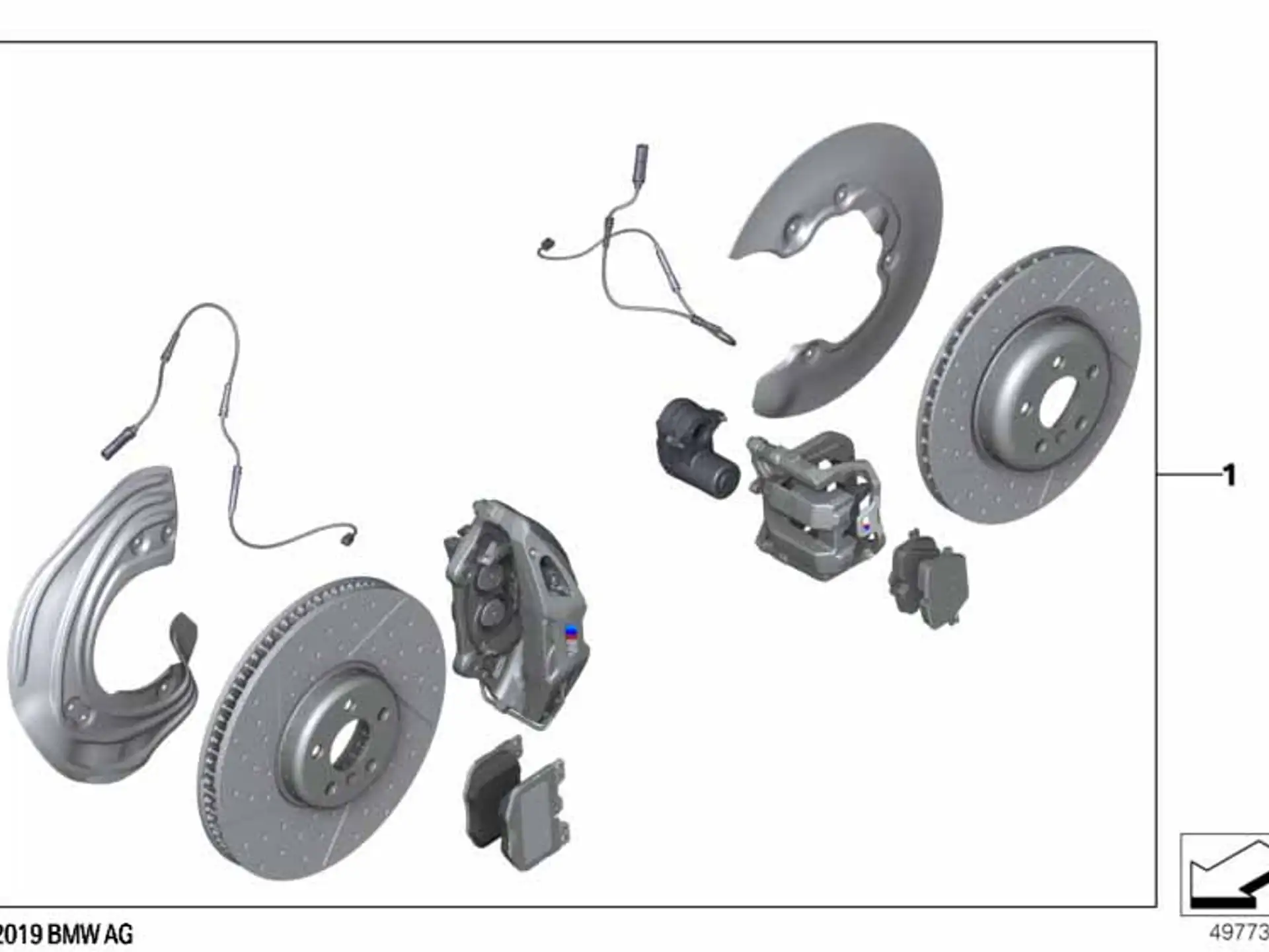 BMW Nachrüstsatz Carbon-Keramik-Bremse M3 G80 M4 G82 G83