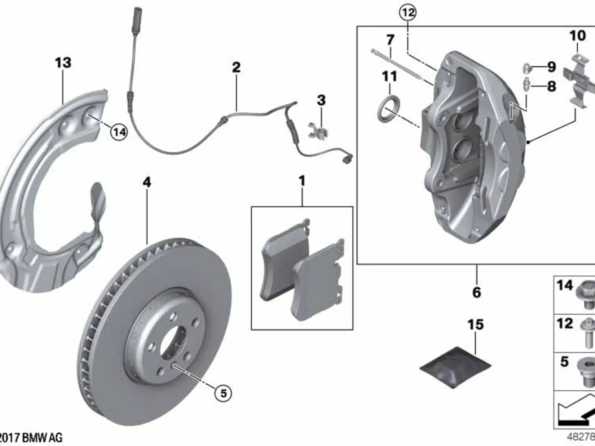 BMW Bremsscheibe Leichtbau belüftet rechts (348X36) 3er G20 G21 4er G22 G23 5er G30 G31 G38 6er G32 GT 7er G11 G12 8er G14 G15 G16 iX I20 X3 G01 X4 G02 X5 G05 Z4 G29