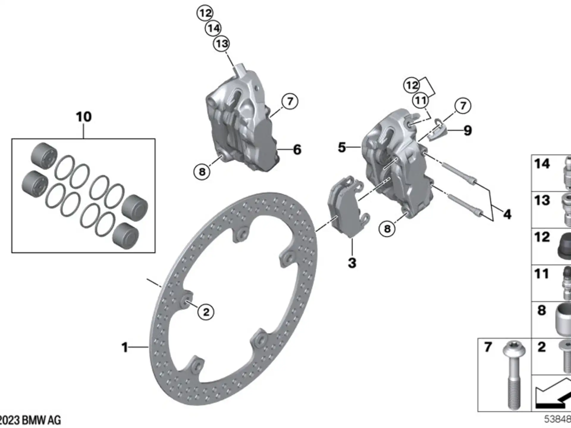 BMW Bremsscheibe vorne 34118881343