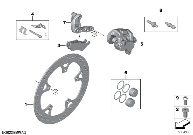 BMW Satz Bremsbeläge 34217108470