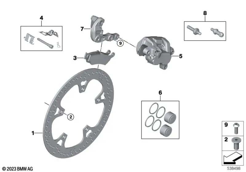 BMW Satz Bremsbeläge 34217108470