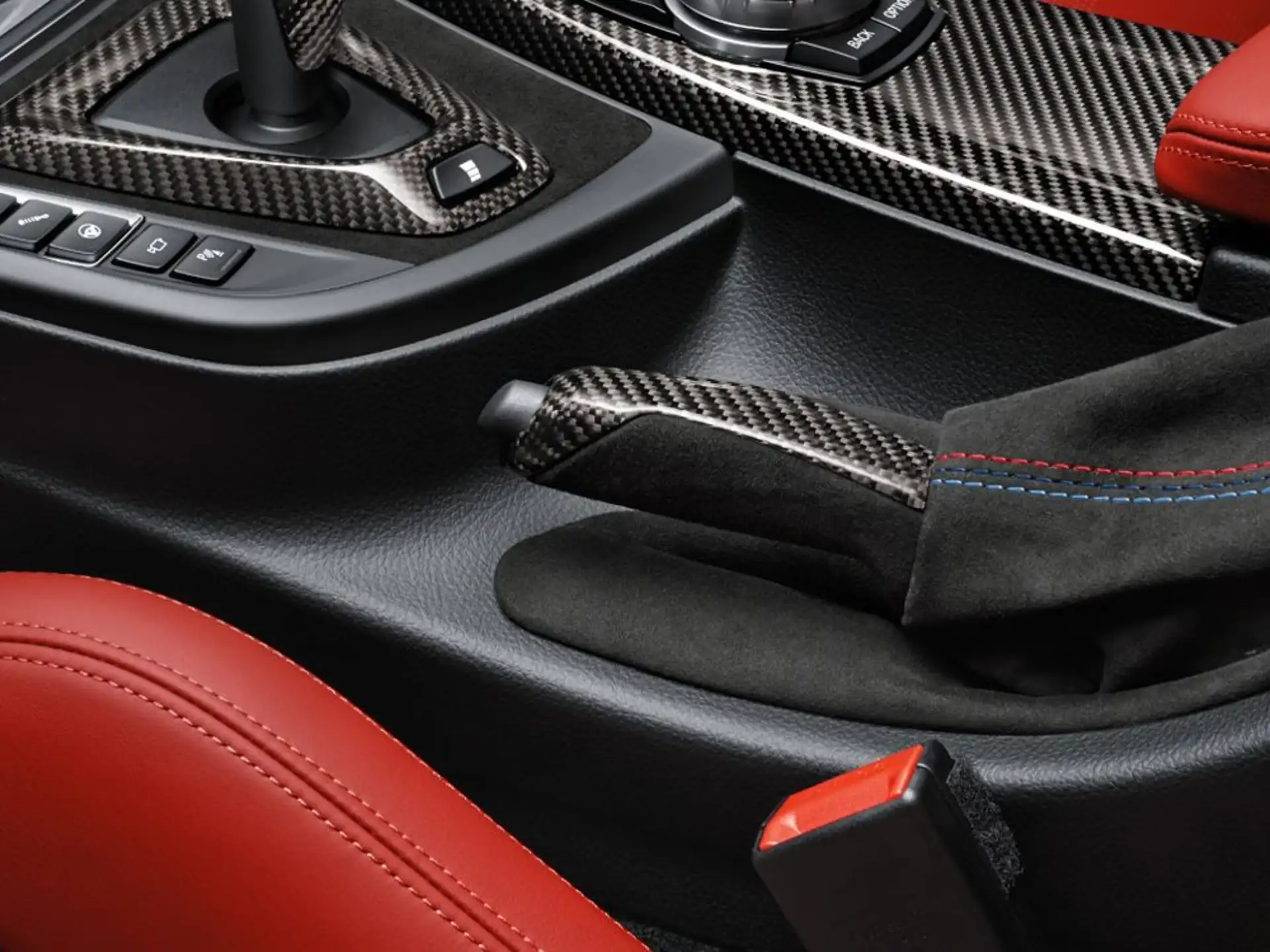 BMW M Performance Handbremsgriff Carbon mit Alcantara Balg M3 F80 M4 F82 F83