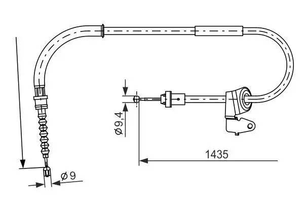 BOSCH Seilzug, Feststellbremse IBOH1987482230