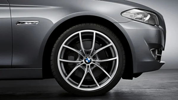  BMW Alufelge V-Speiche 356 ferricgrey/glanzgedreht 9Jx20 ET44 5er F10/F11 6er F06/F12/F13