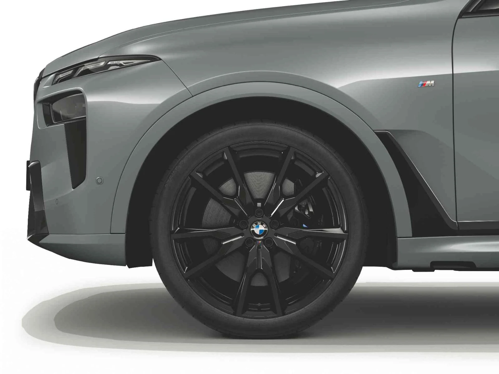 BMW Alufelge M V-Speiche 755 jet black matt 9,5J x 22 ET 36 Vorderachse X7 G07 LCI