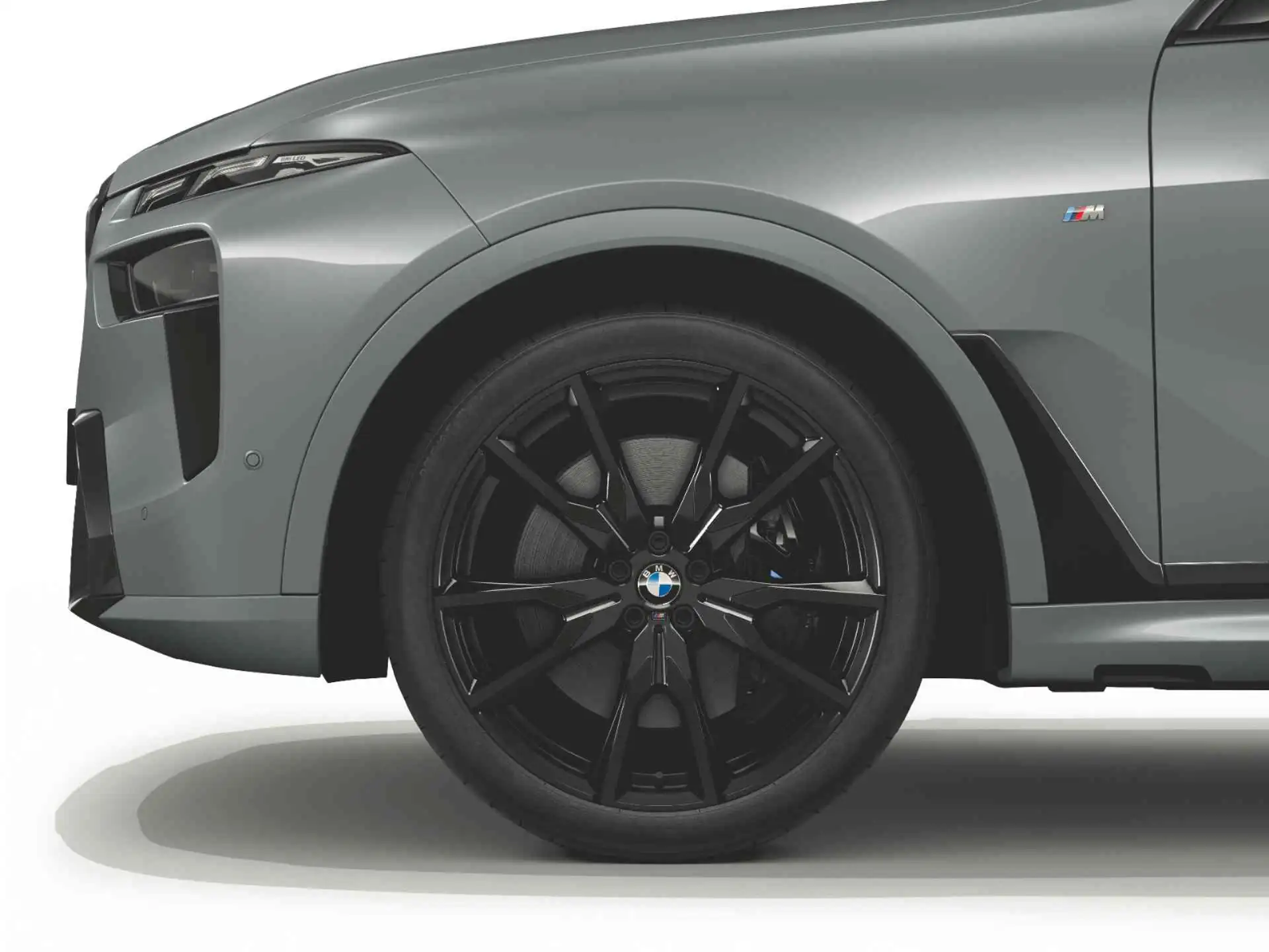 BMW Alufelge M V-Speiche 755 jet black matt 9,5J x 22 ET 36 Vorderachse X7 G07 LCI