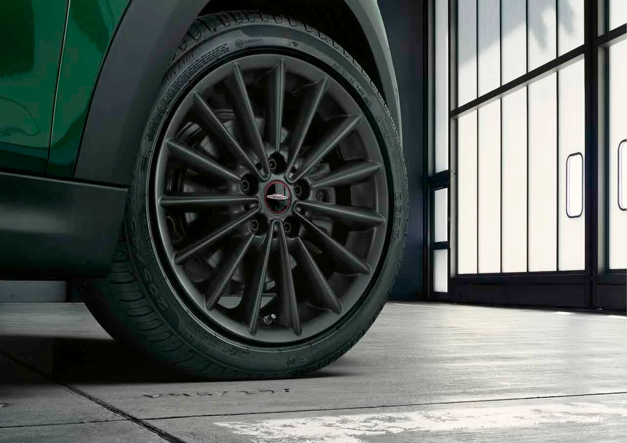 MINI Sommerkompletträder JCW Multispoke 505 jetblack matt 17 Zoll RDCi F55 F56 F57 Dunlop