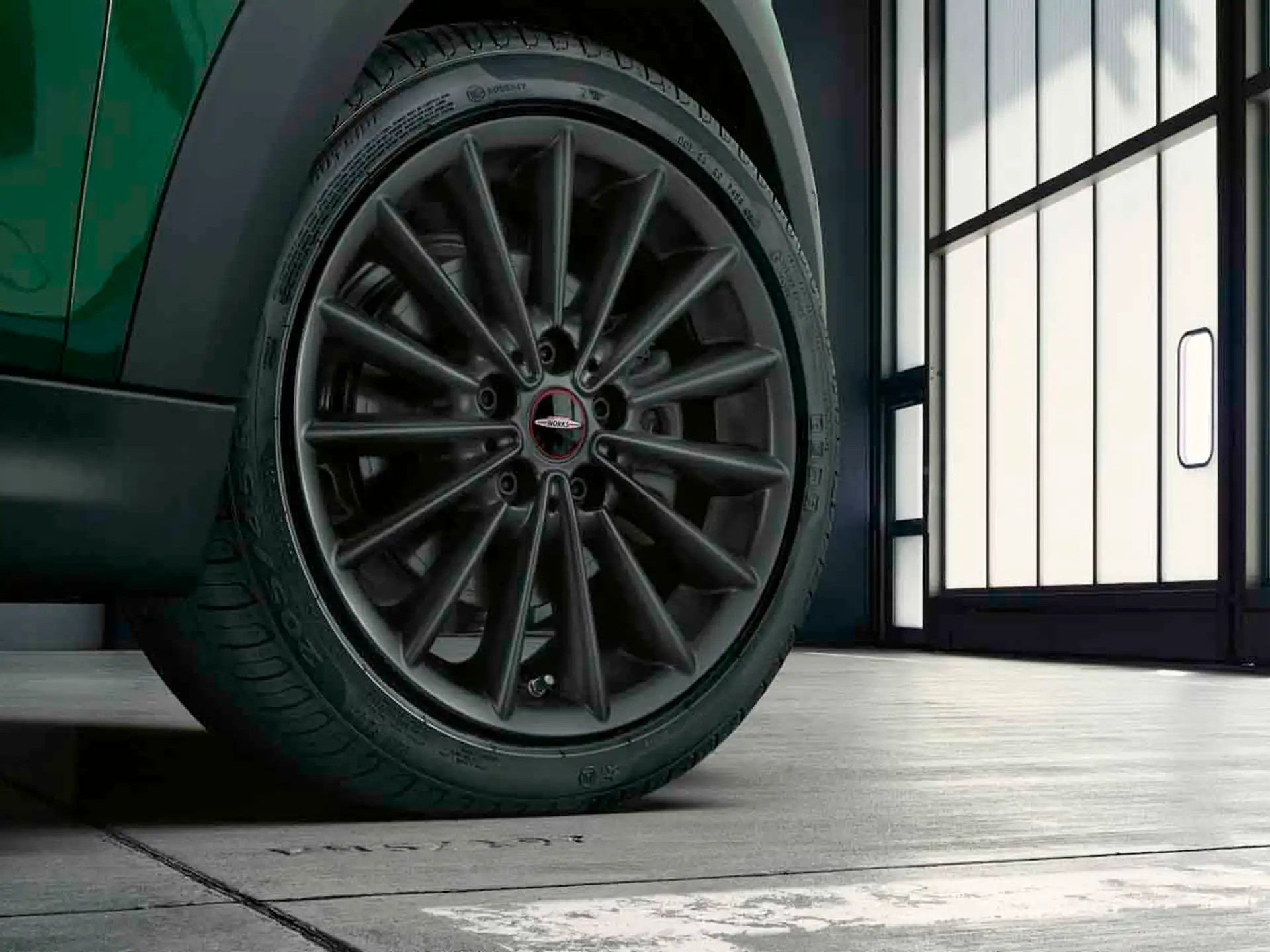 MINI Sommerkompletträder JCW Multispoke 505 jetblack matt 17 Zoll RDCi F55 F56 F57 Dunlop