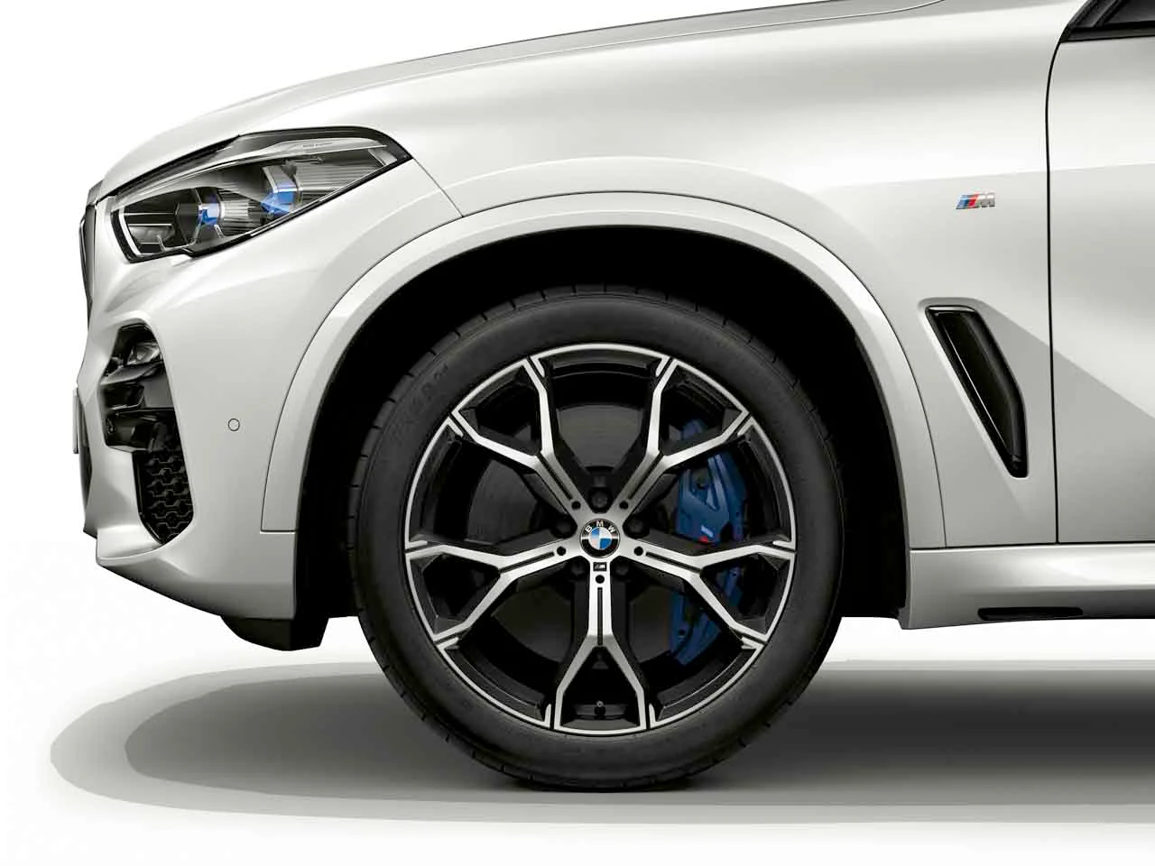 BMW Sommerkompletträder M Y-Speiche 741M bicolor (orbitgrey/hochglanzpoliert) 21 Zoll RDCi X5 G05 X6 G06 Pirelli (Mischbereifung)