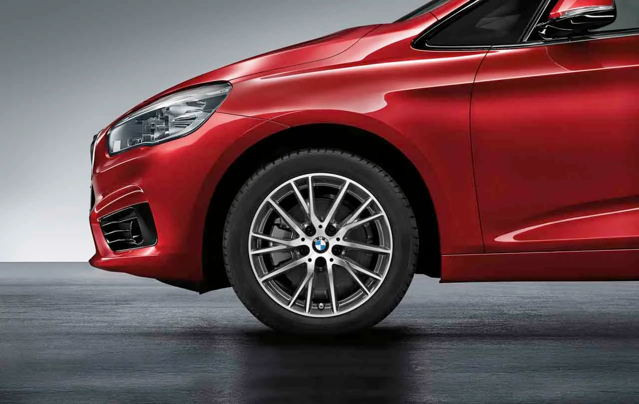 BMW Winterkompletträder Y-Speiche 489 bicolor (orbitgrau / glanzgedreht) 17 Zoll RDCi 1er F40 2er F44