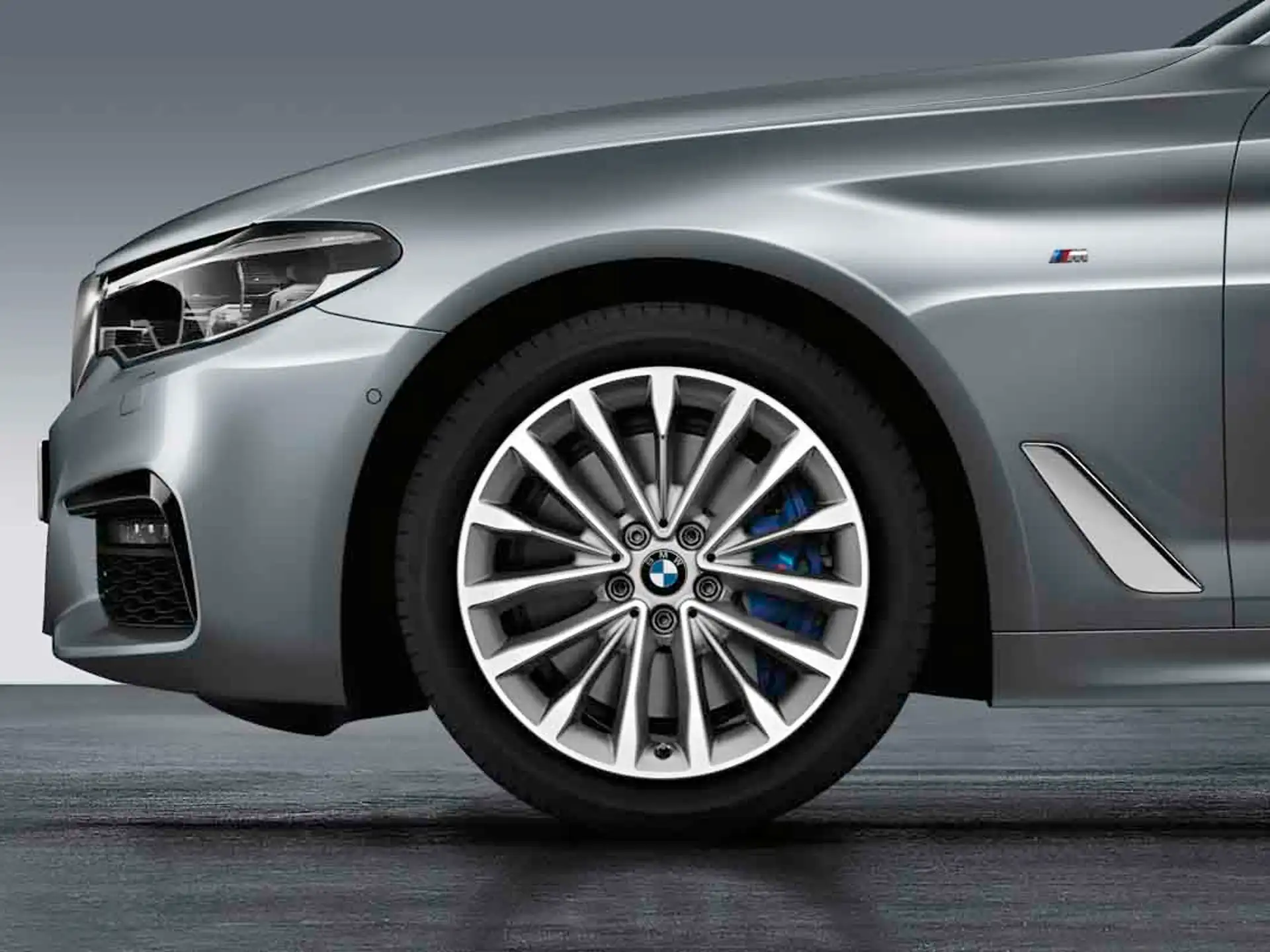 BMW Winterkompletträder W-Speiche 632 reflex silver 18 Zoll RDCi 5er G30 G31 Pirelli