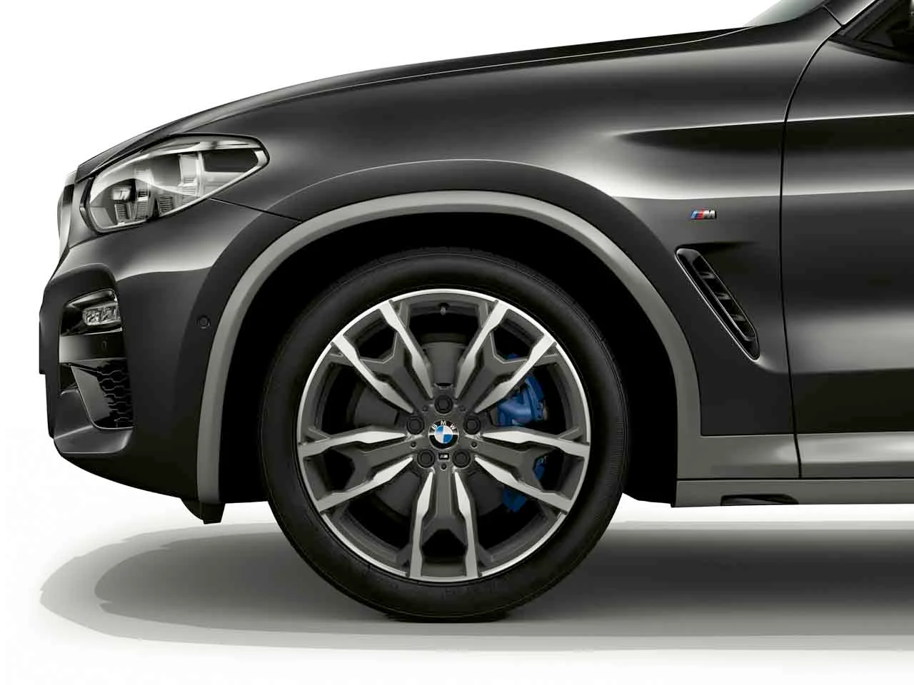 BMW Sommerkompletträder M Doppelspeiche 787M bicolor (orbitgrey/hochglanzpoliert) 20 Zoll RDCi X3 G01 X4 G02 Pirelli (Mischbereifung)