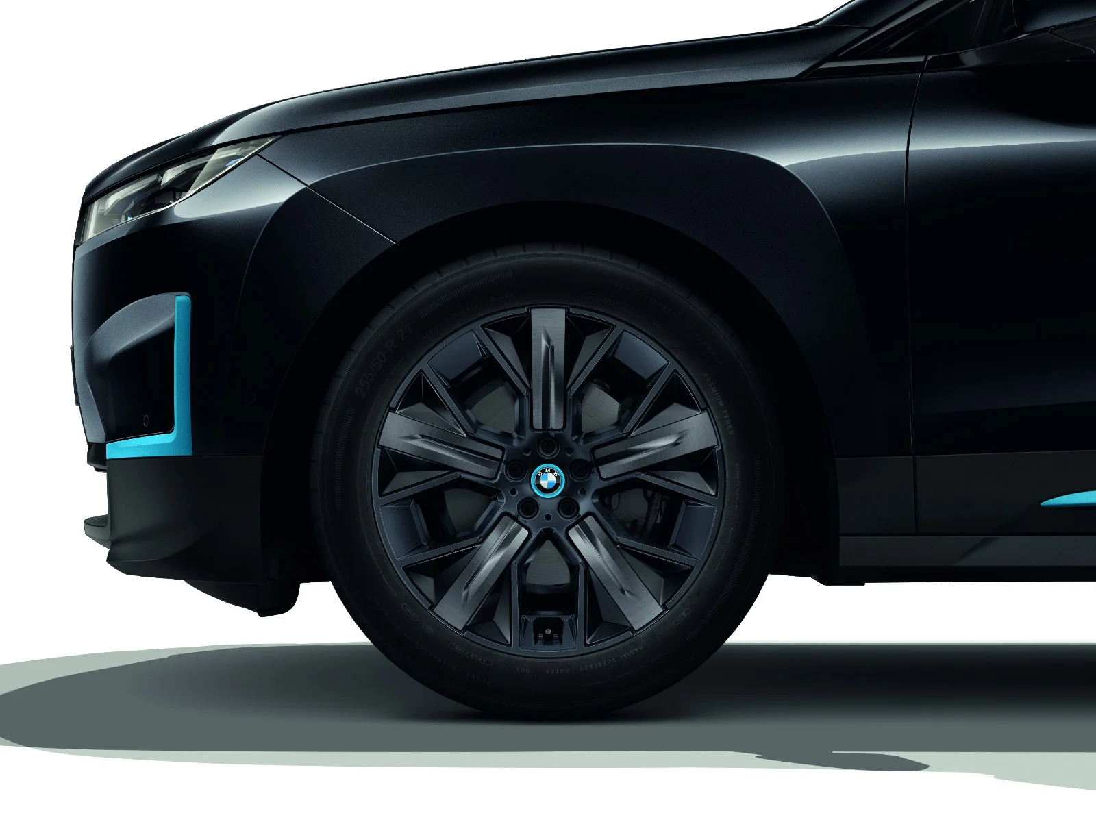 BMW Einleger Alufelge Aerodynamik 1012 midnight grey iX I20
