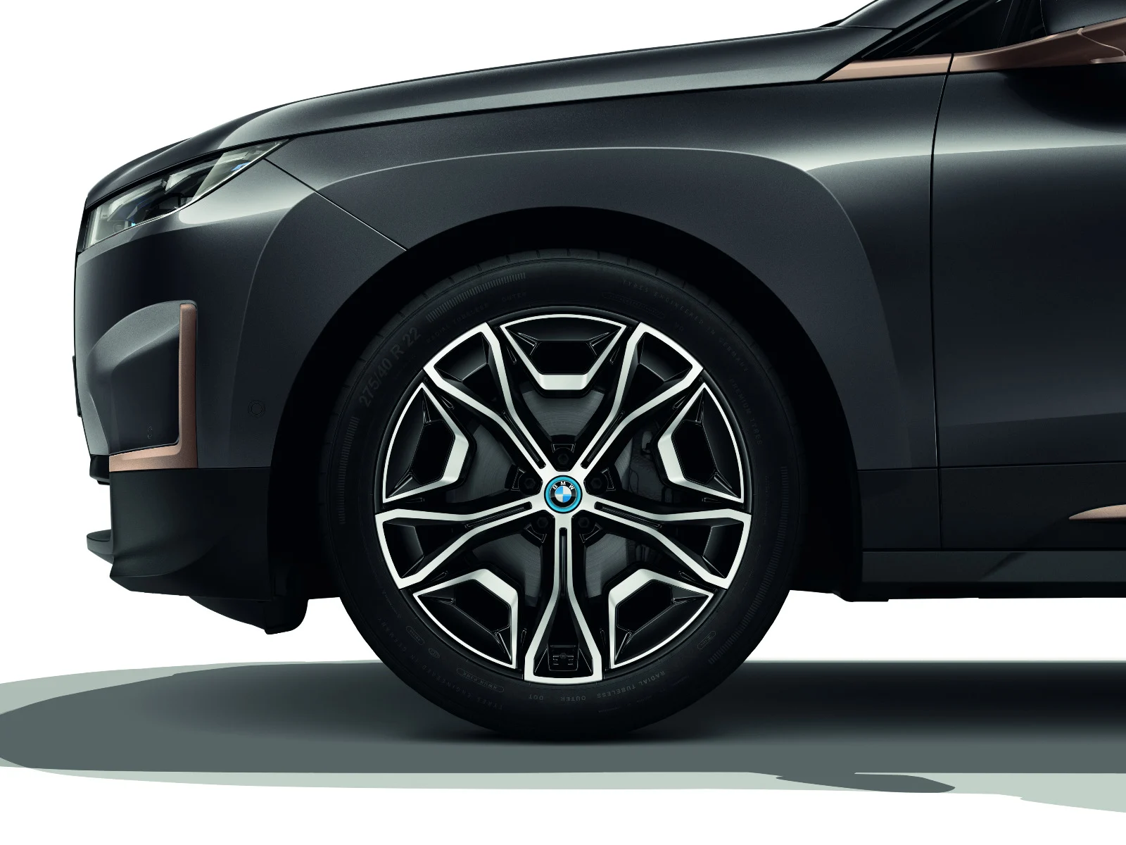 BMW Einleger Alufelge Aerodynamik 1021 silber iX I20