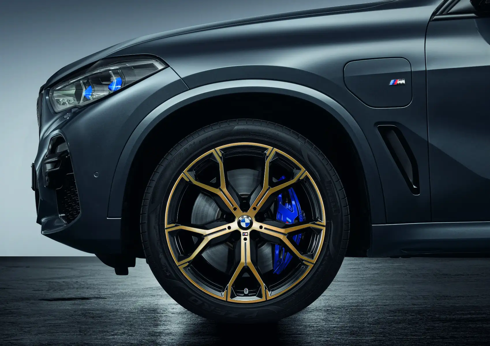 BMW Alufelge M Y-Speiche 741 bicolor (night gold/hochglanzpoliert