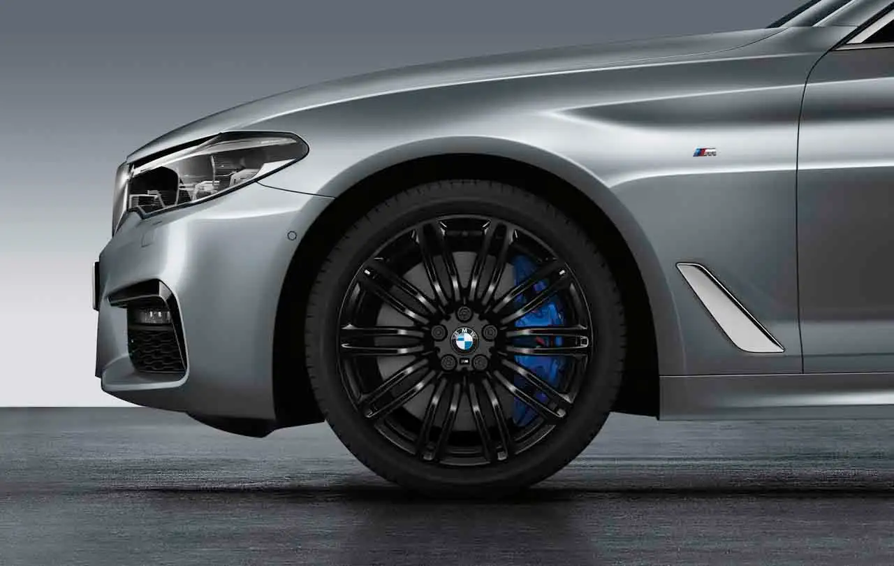 BMW Sommerkompletträder M Doppelspeiche 664 jetblack uni 19 Zoll