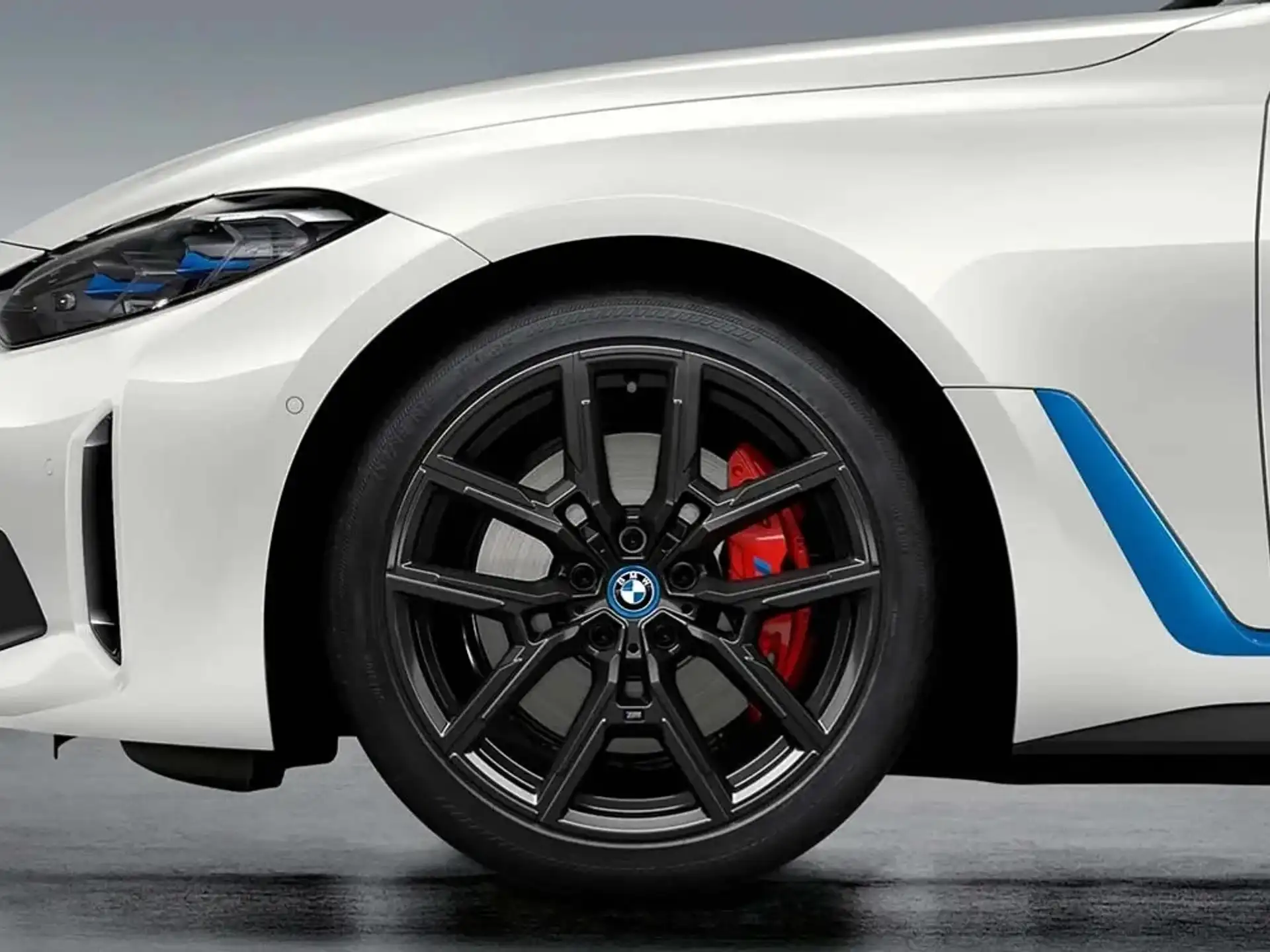 BMW Sommerkompletträder M Y-Speiche 859 jetblack uni 19 Zoll RDCi 4er i4 G26 Hankook (Mischbereifung)