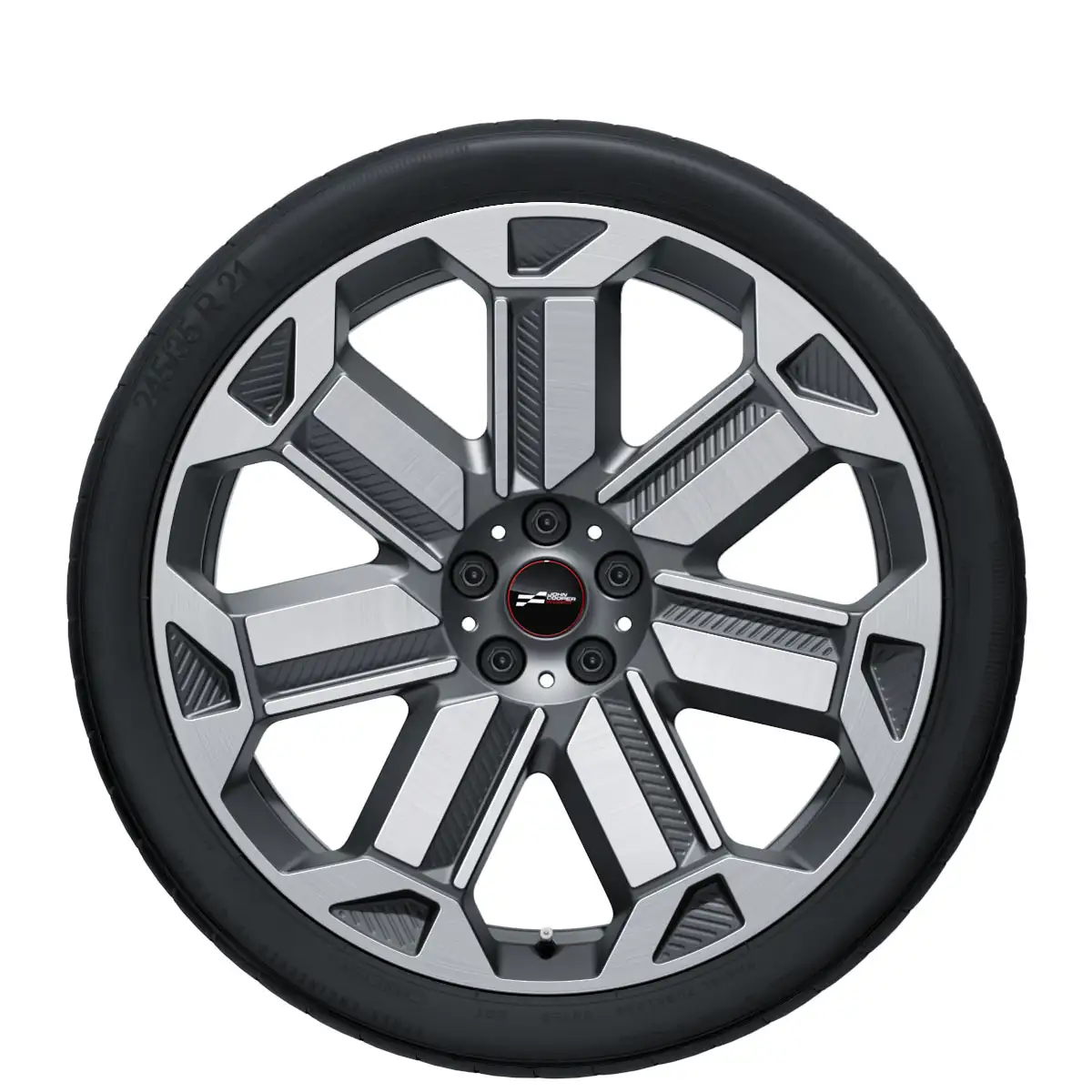 MINI Sommerkompletträder JCW Rallye Spoke 950 bicolor (frozen gun