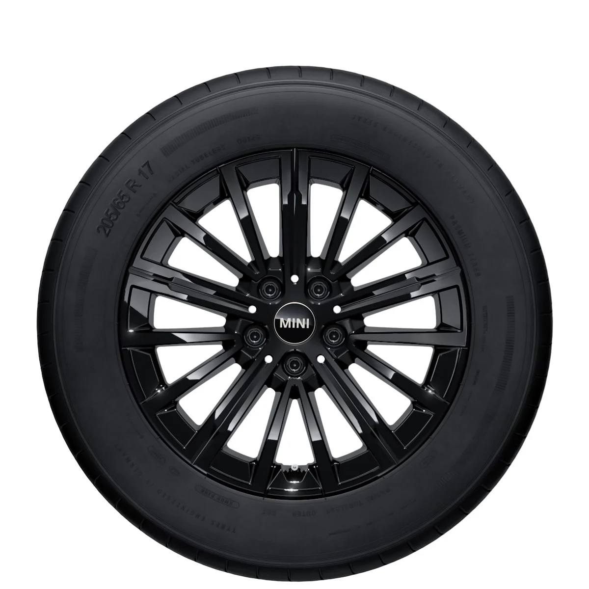 MINI Winterkompletträder V-Spoke 833 jet black uni 17 Zoll RDCi Countryman U25 Pirelli